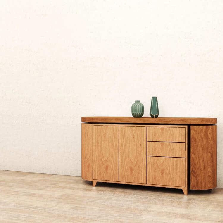 Daniela swivel desk